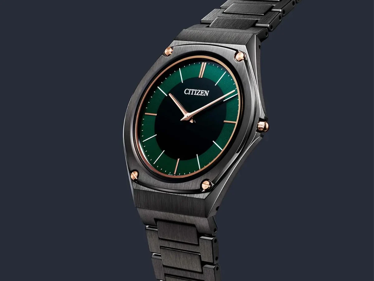 Slim Citizen Forest Green Watch Launch Soon