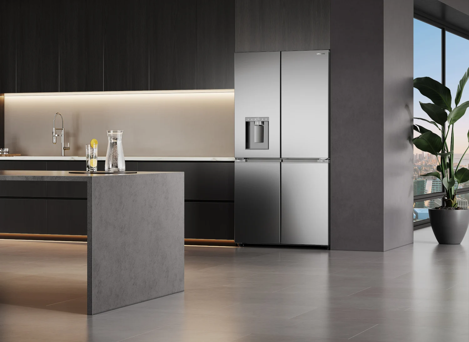 Dreame Large-Capacity Refrigerator with Sparkling Water Dispenser