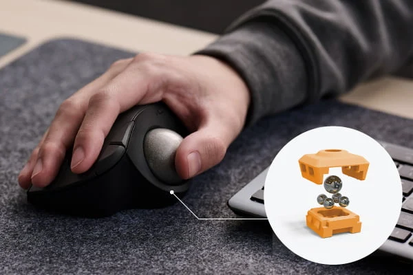 Elecom announces Ist Plus trackball mice with 5-ball rollers