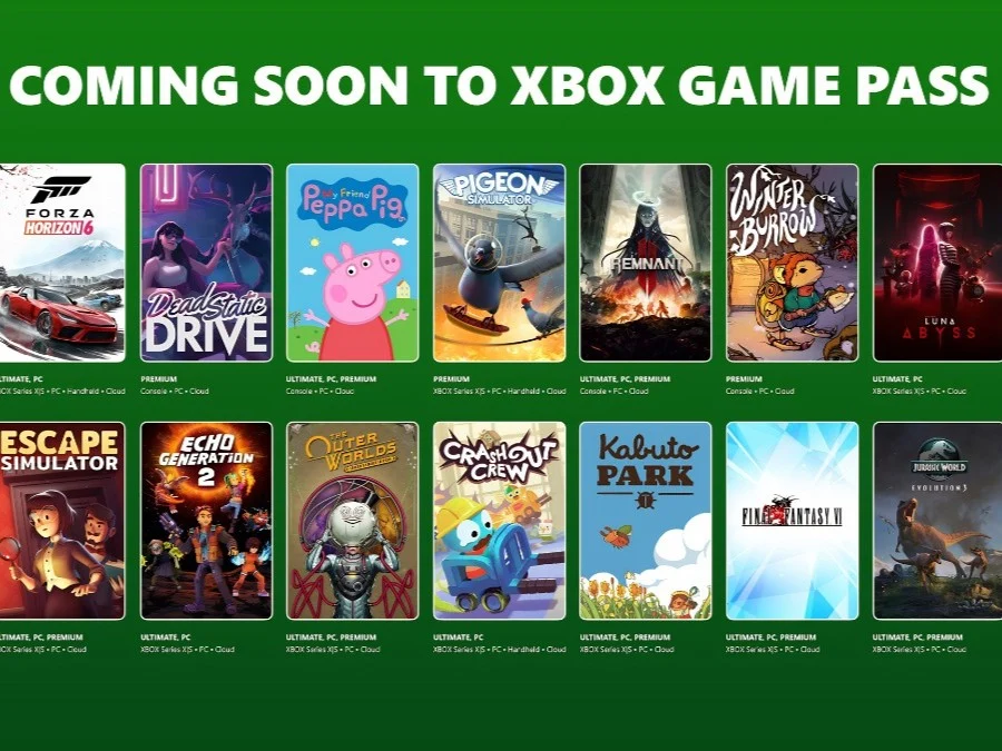 Xbox Game Pass adds 10 new titles this month