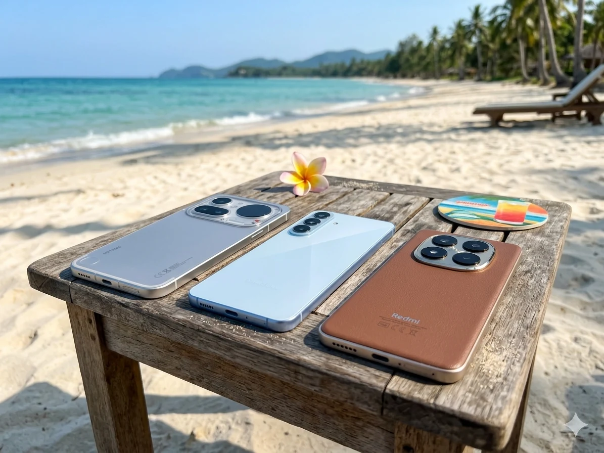 Nothing Phone (4a) Pro vs Galaxy A57 and Redmi Note 15 Pro+