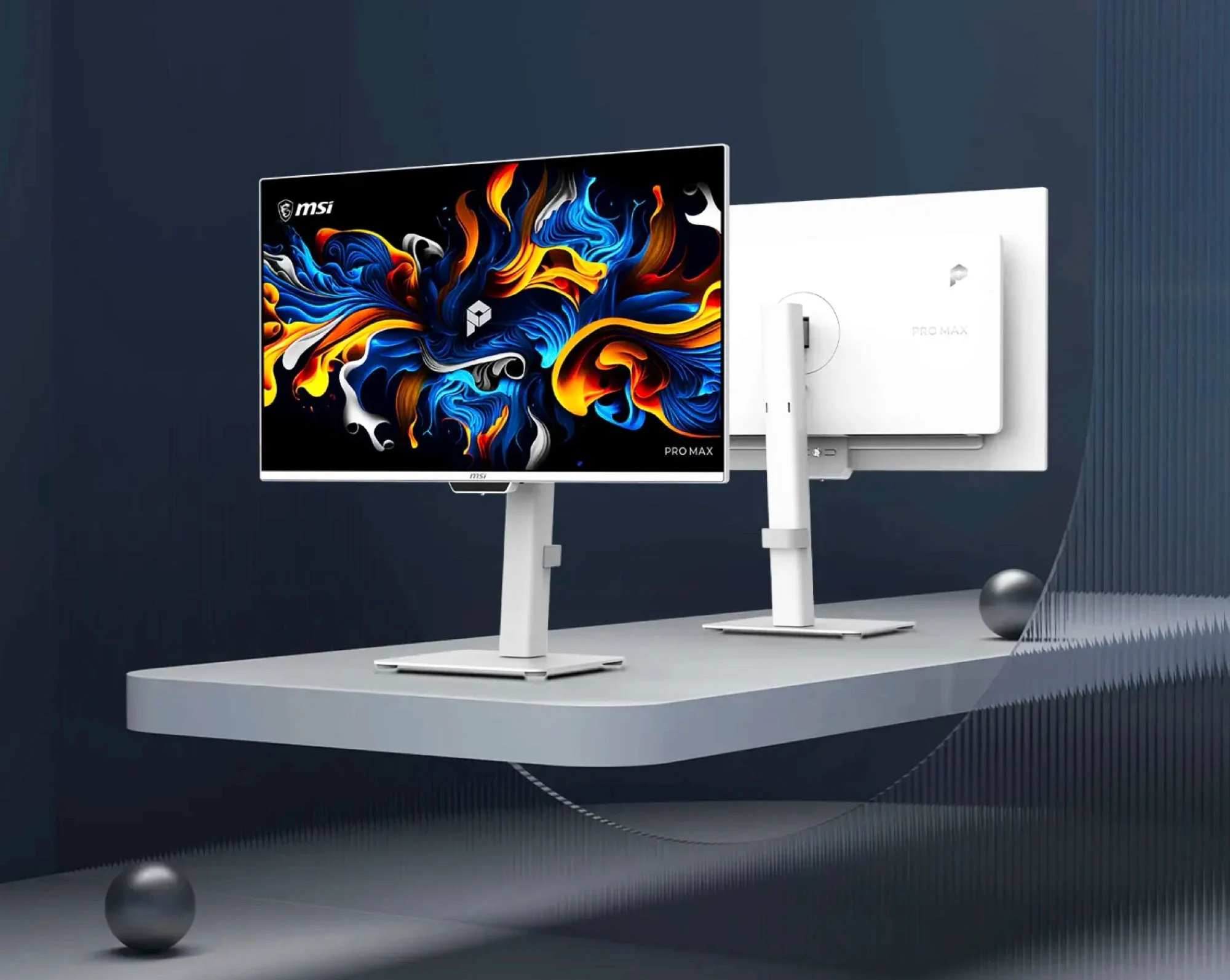 MSI Pro Max 27 QD-OLED Monitor with DarkArmor Scratch-Resistant【65 characters】