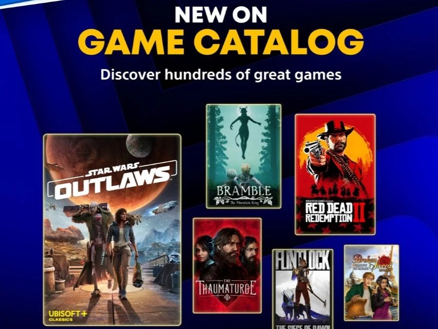 PS Plus May 2026 Game Catalogue Revealed: Red Dead Redemption 2, Star Wars Outlaws, and More
