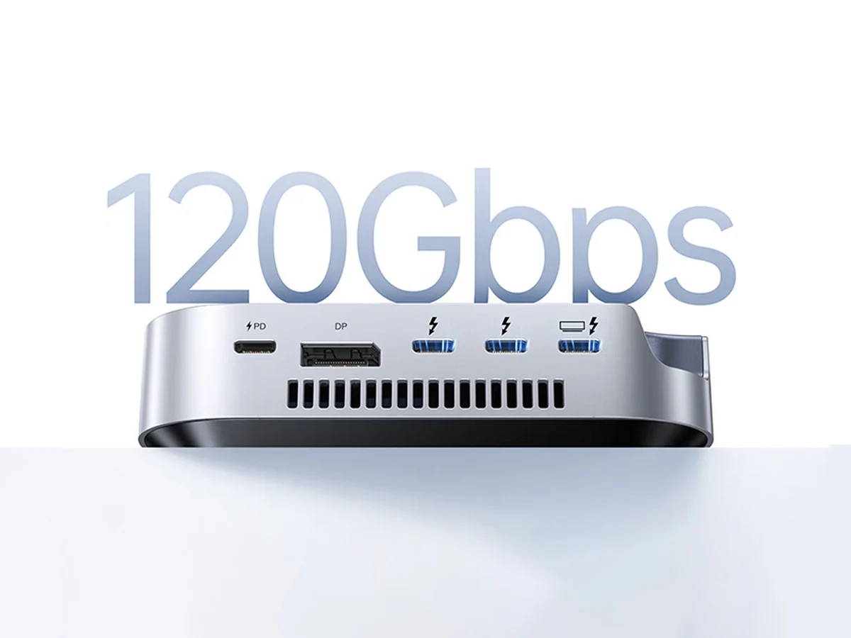 Ugreen 120Gbps Dock with 8TB Storage for Mac Mini