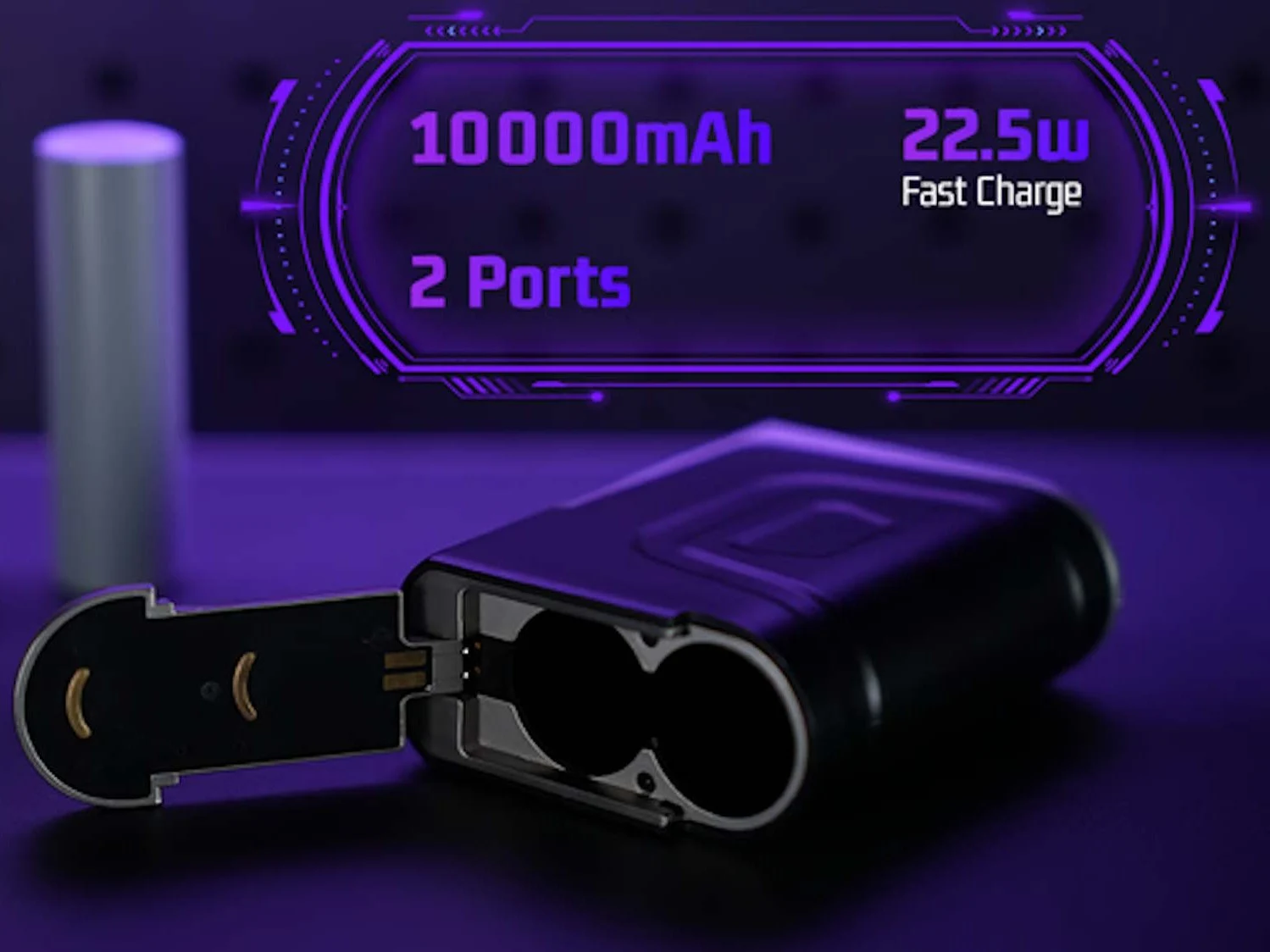 Modular Power Bank with Replaceable 21700 Batteries