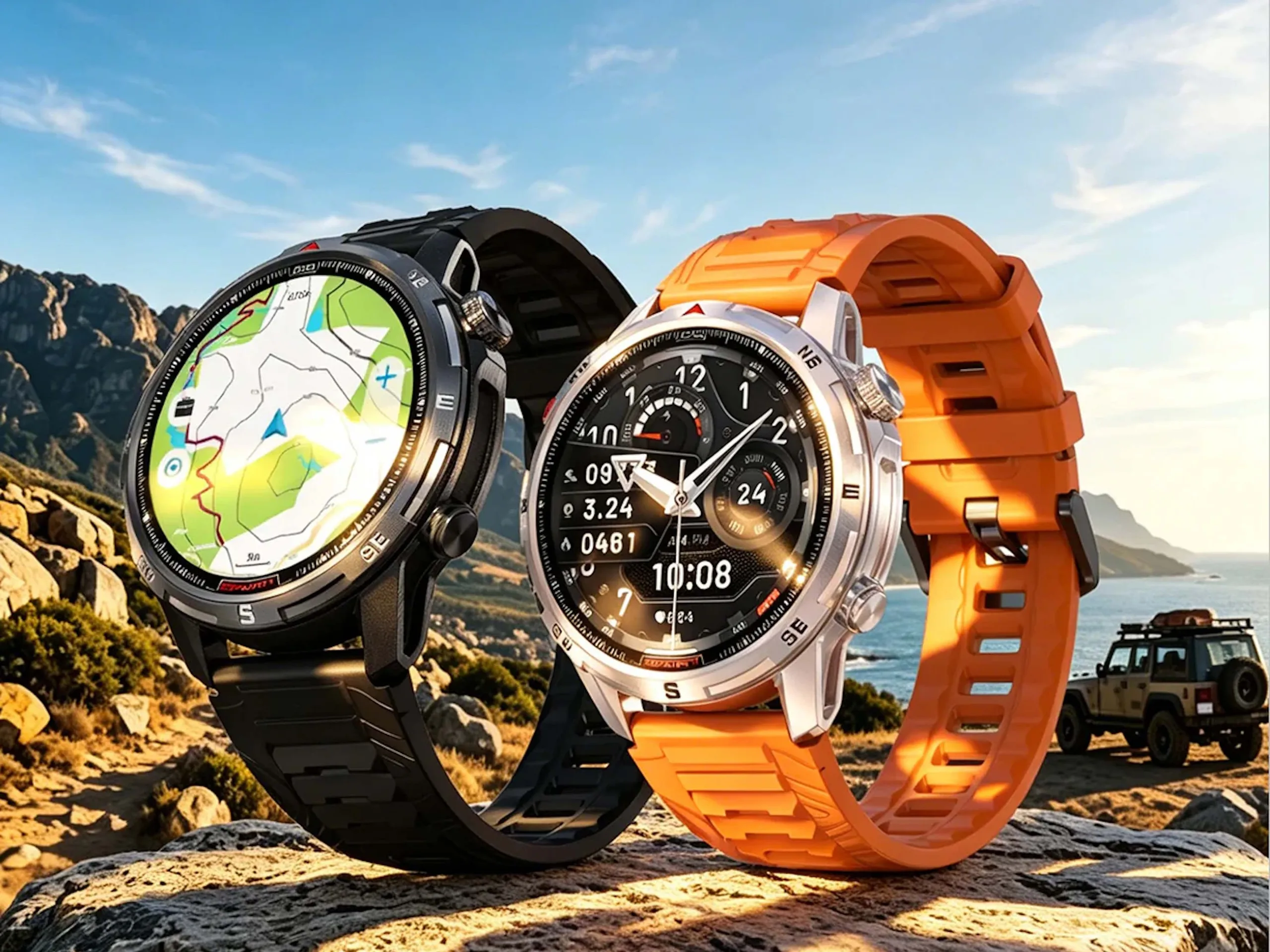 Budget smartwatch with offline maps and 5 ATM water resistance