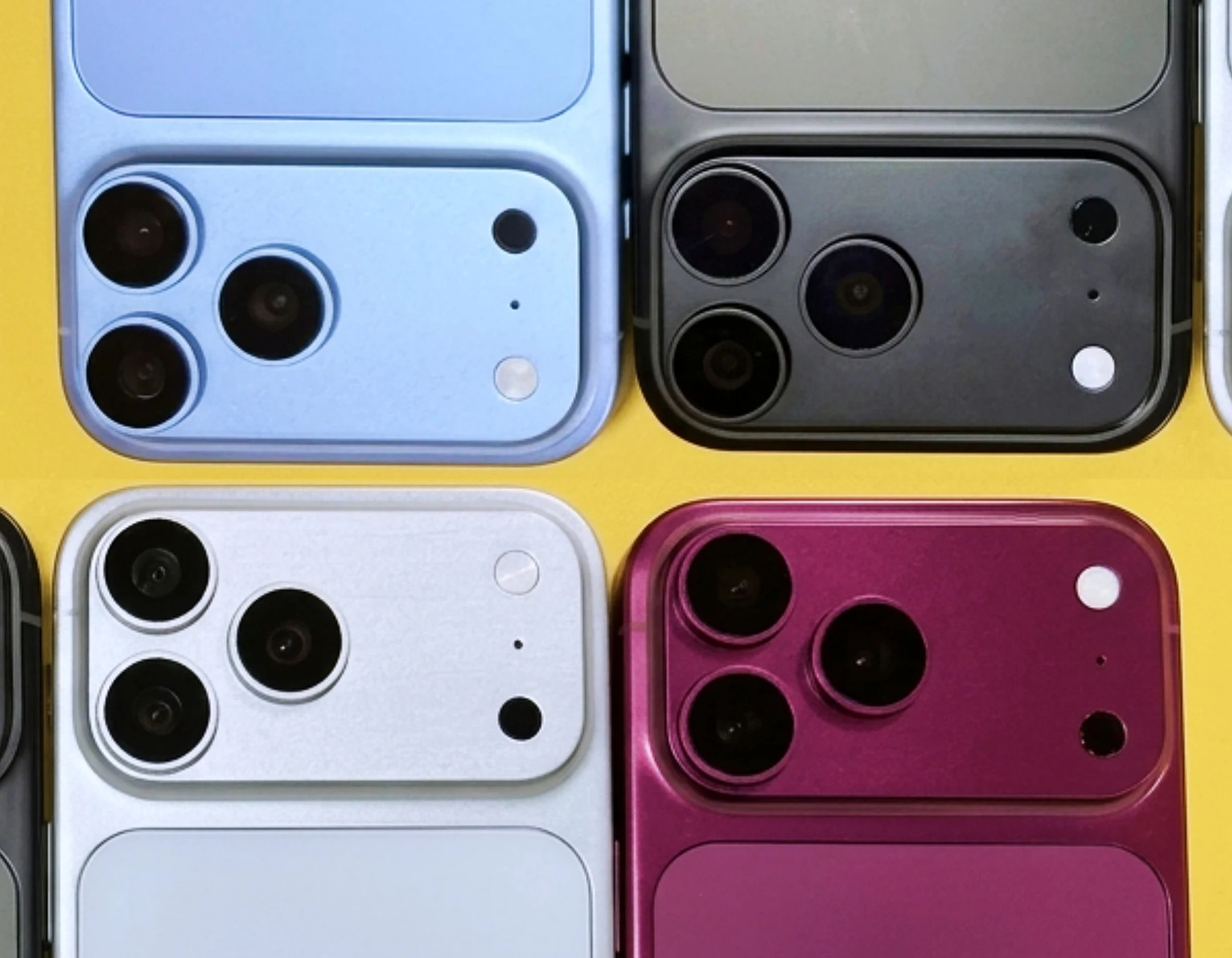 iPhone 18 Pro Design Leaks: New Colors Dark Cherry, Light Blue, Black, Silver