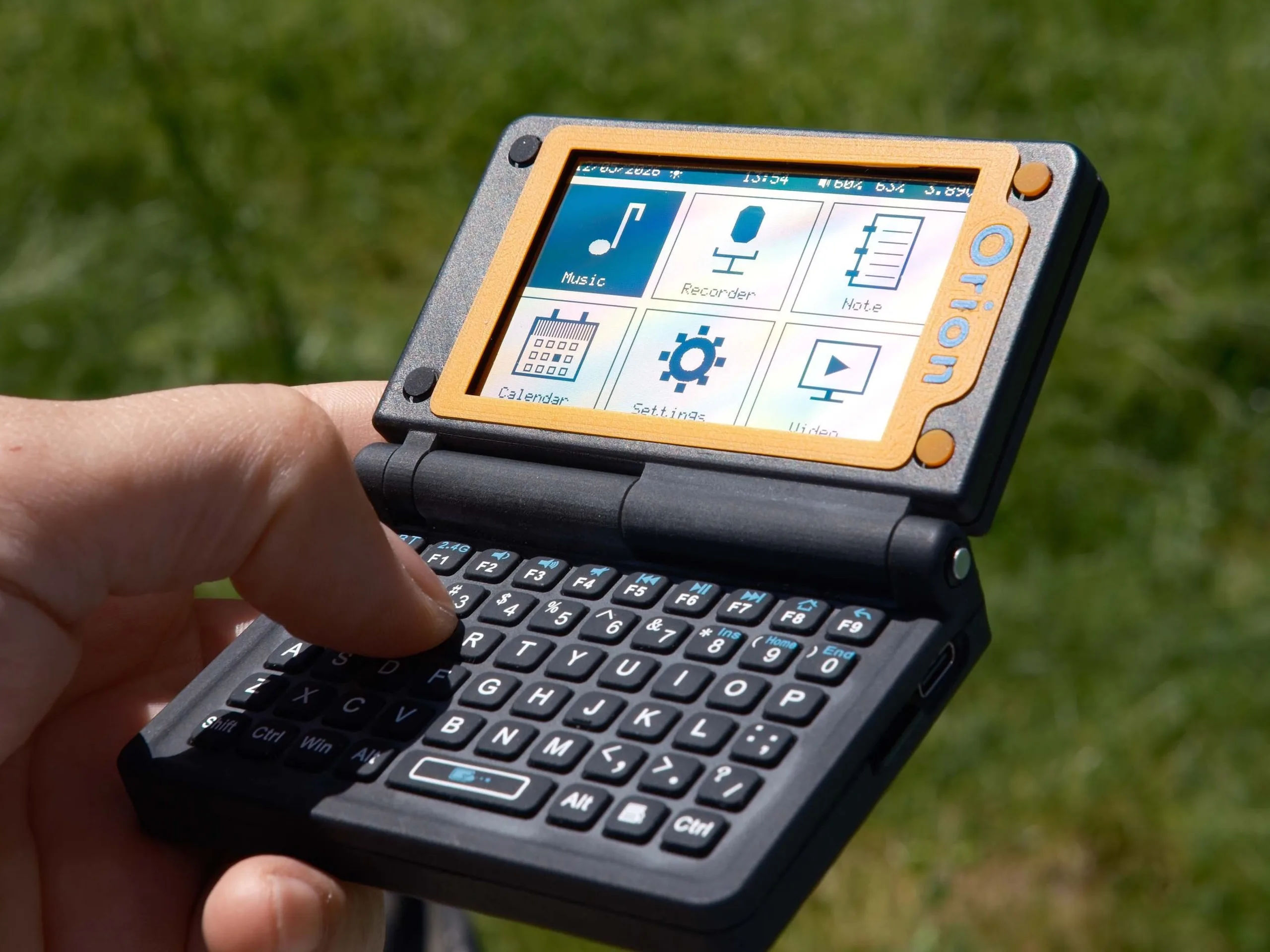 New PDA with Solar Charging and Physical Keyboard