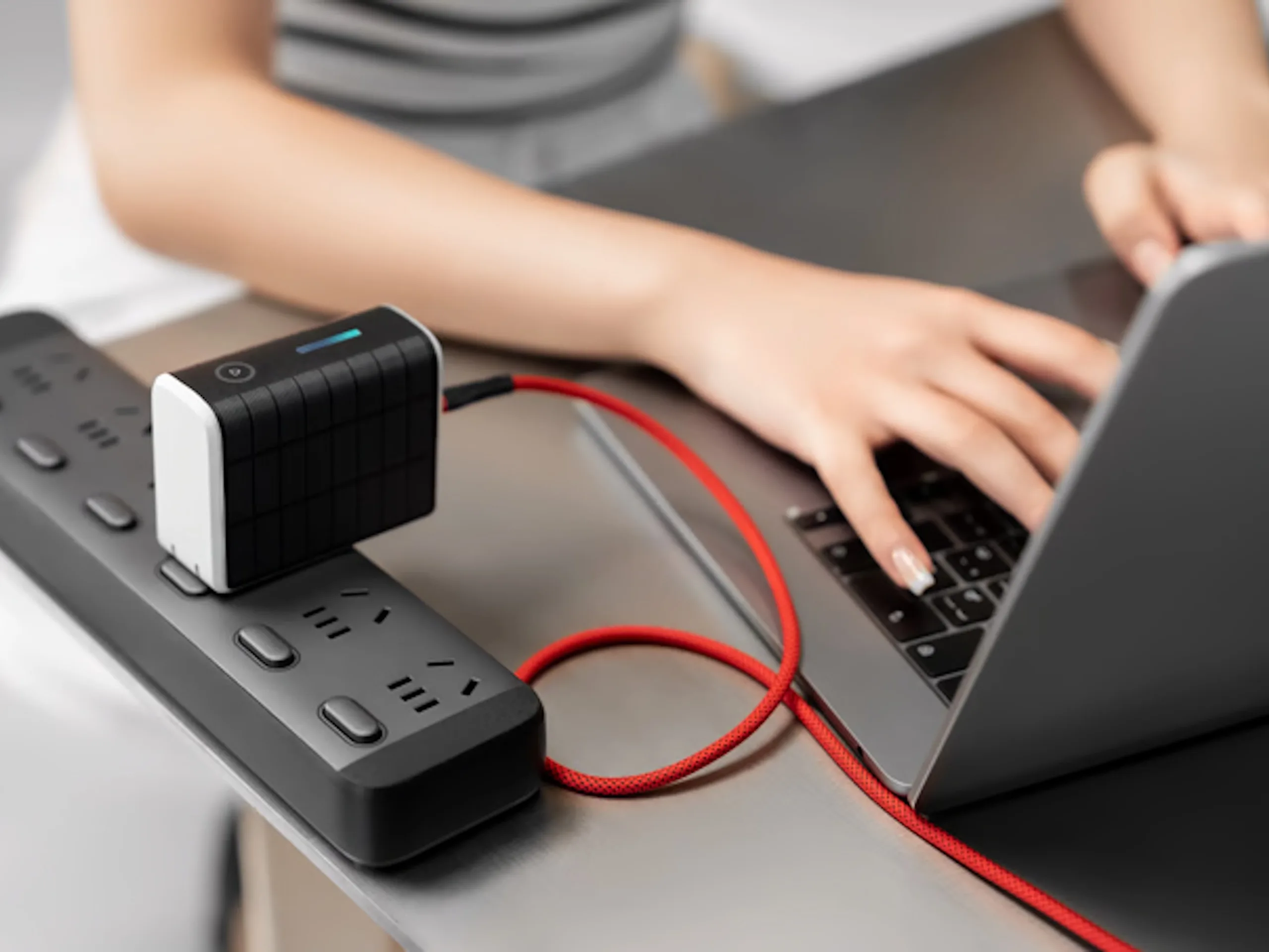 Foldable 300W Power Bank with Solar & Built-in Charger