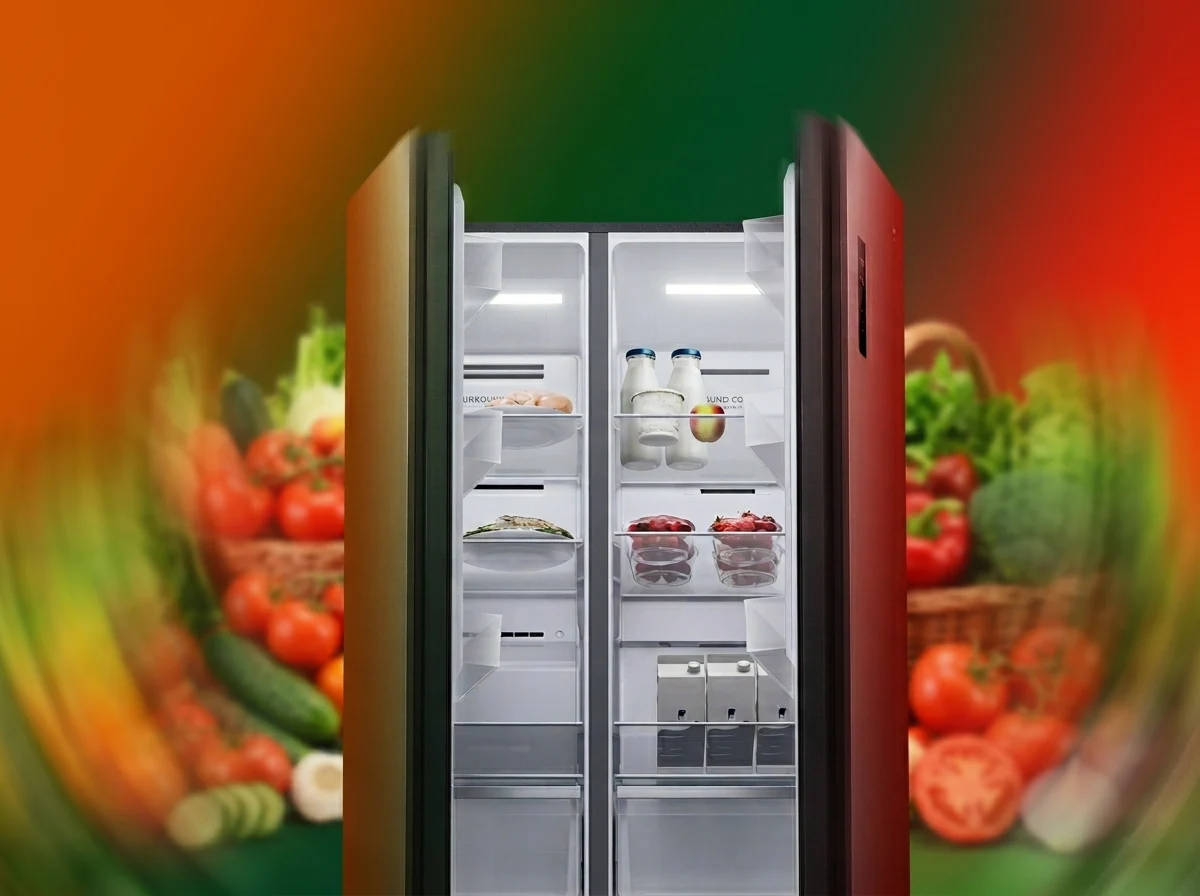 Xiaomi 621L Side-by-Side Refrigerator with No Frost Quiet Tech
