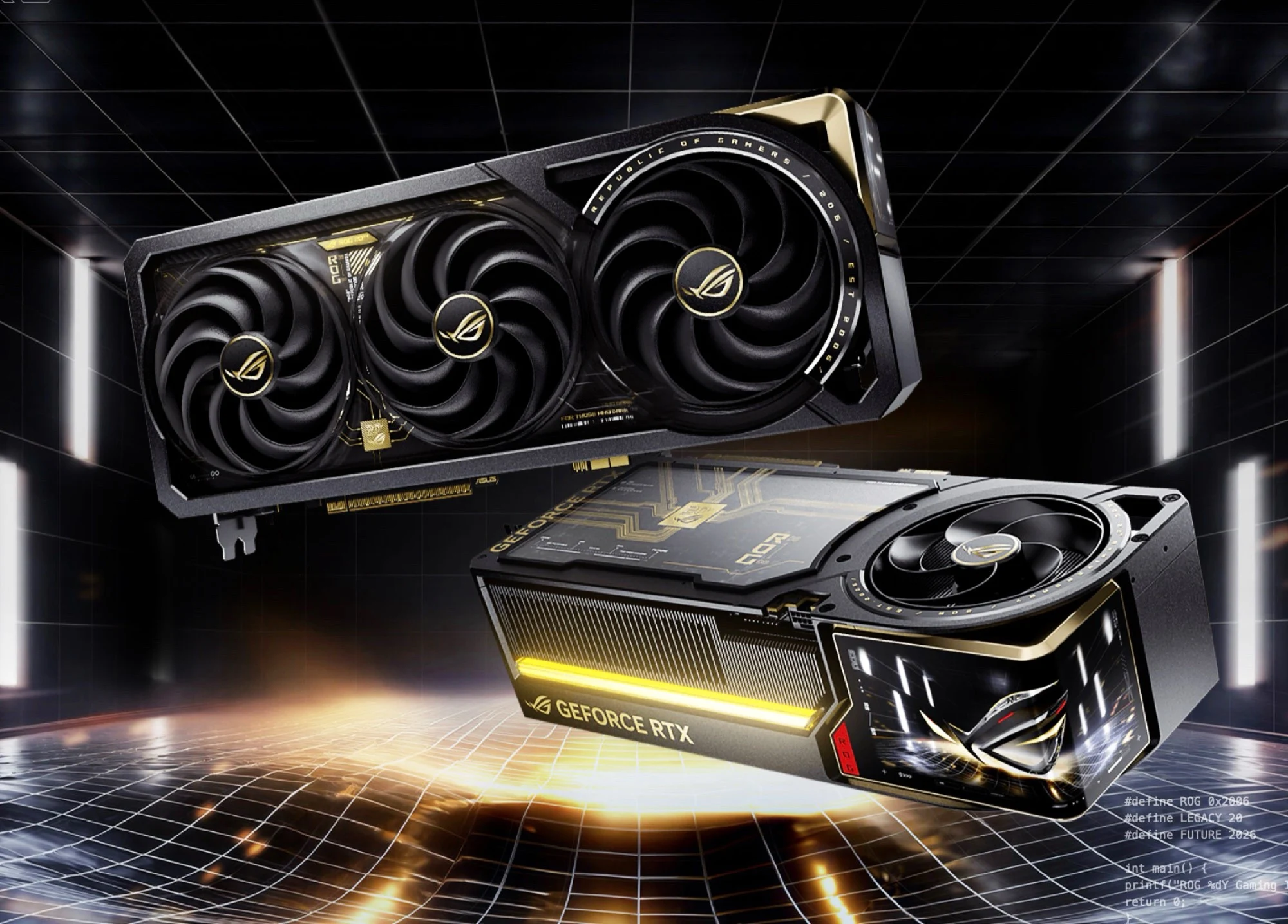 Asus unveils 800W RTX 5090 with AMOLED screen & 4.7-slot cooler
