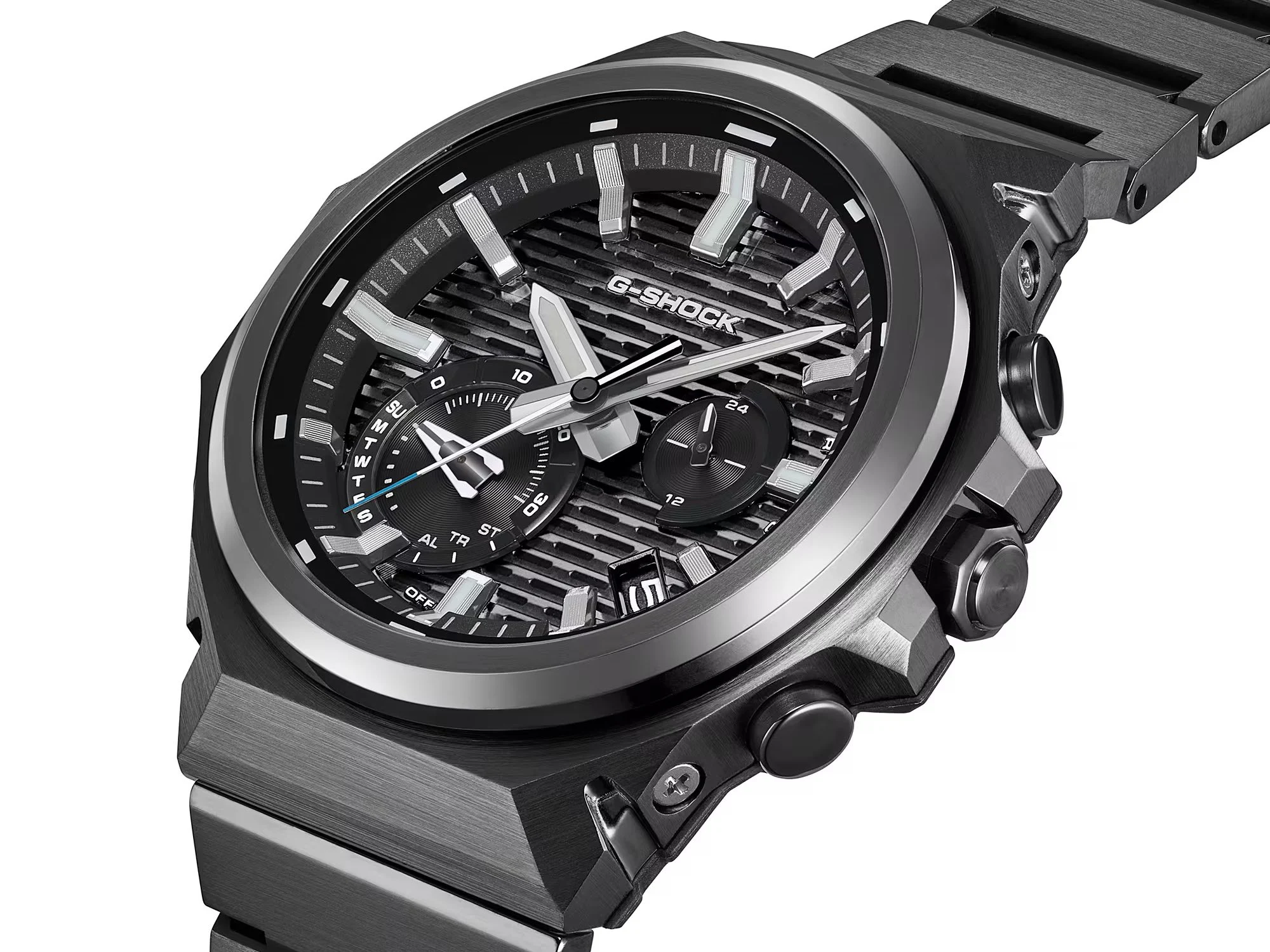 New Casio G-Steel Minimalist Watches: Black Metal, Tough Solar, Bluetooth