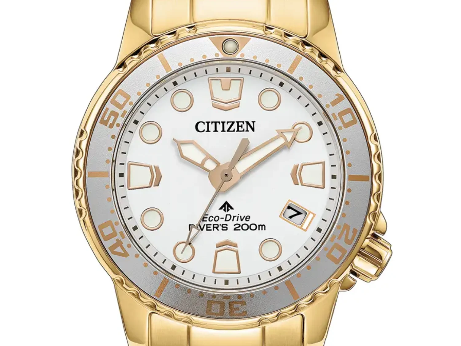 Citizen Launches 36mm Eco-Drive Gold-Tone Diver Watch