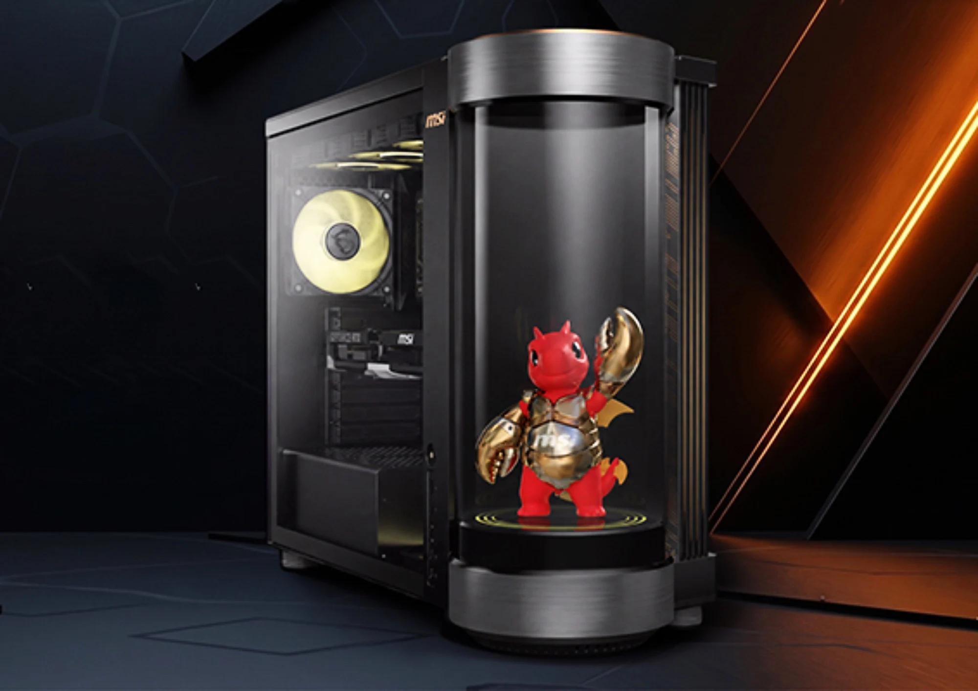 MSI Holostage Flagship Gaming Tower with AI Hologram