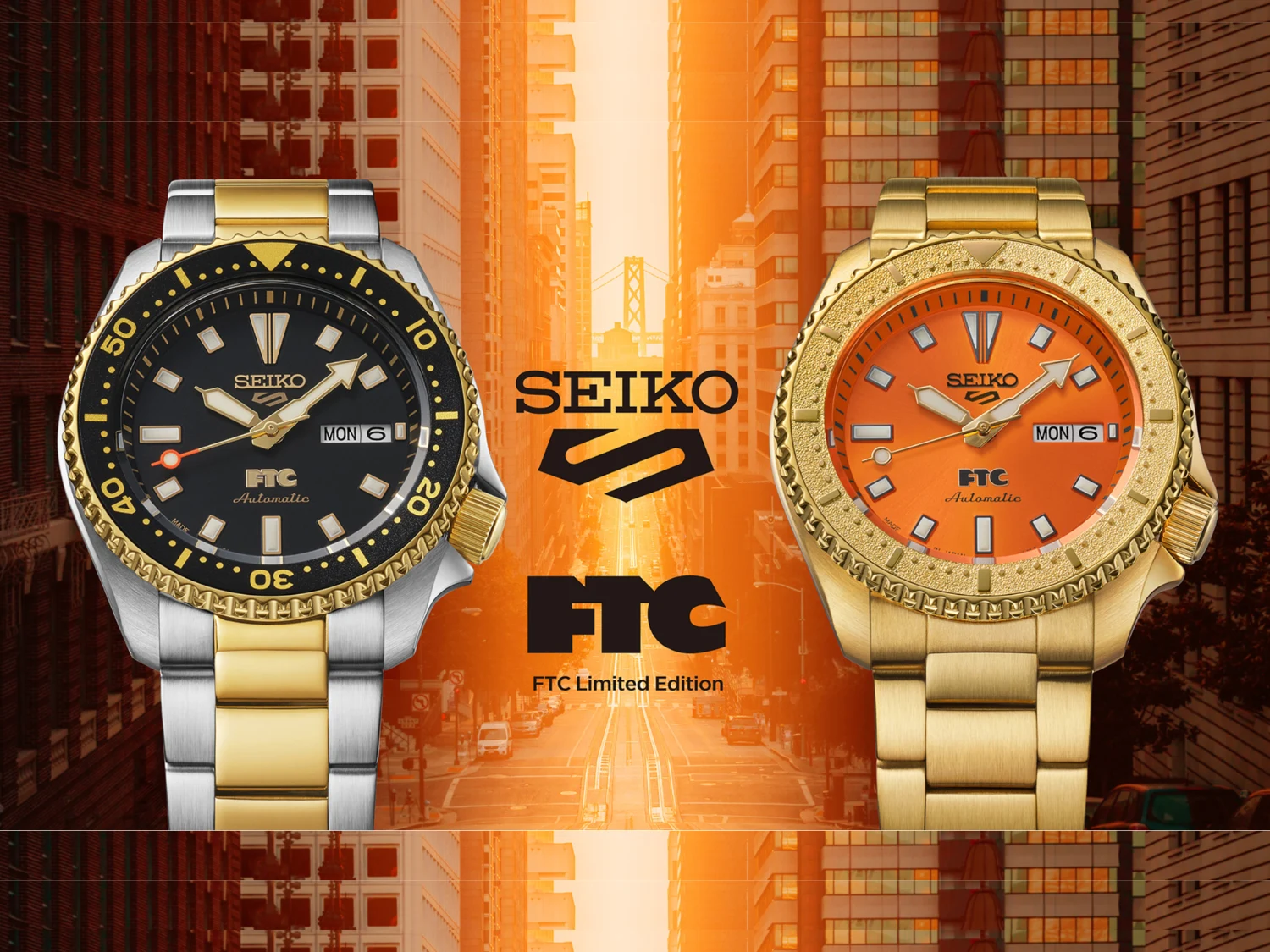 New Seiko 5 Sports Limited Edition Collab Watches