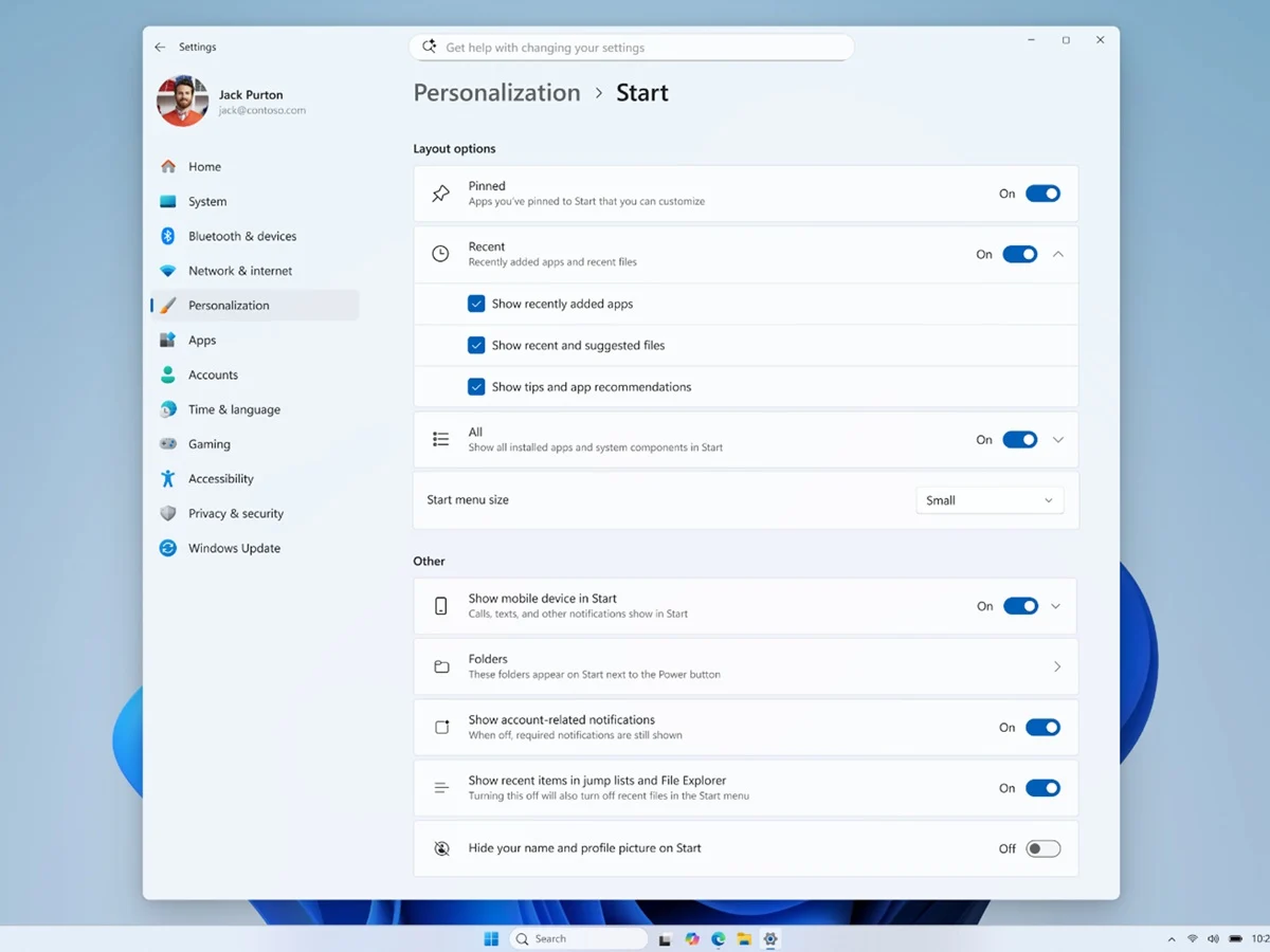 Windows 11 Build 26300.8553: Customize Start Menu Now